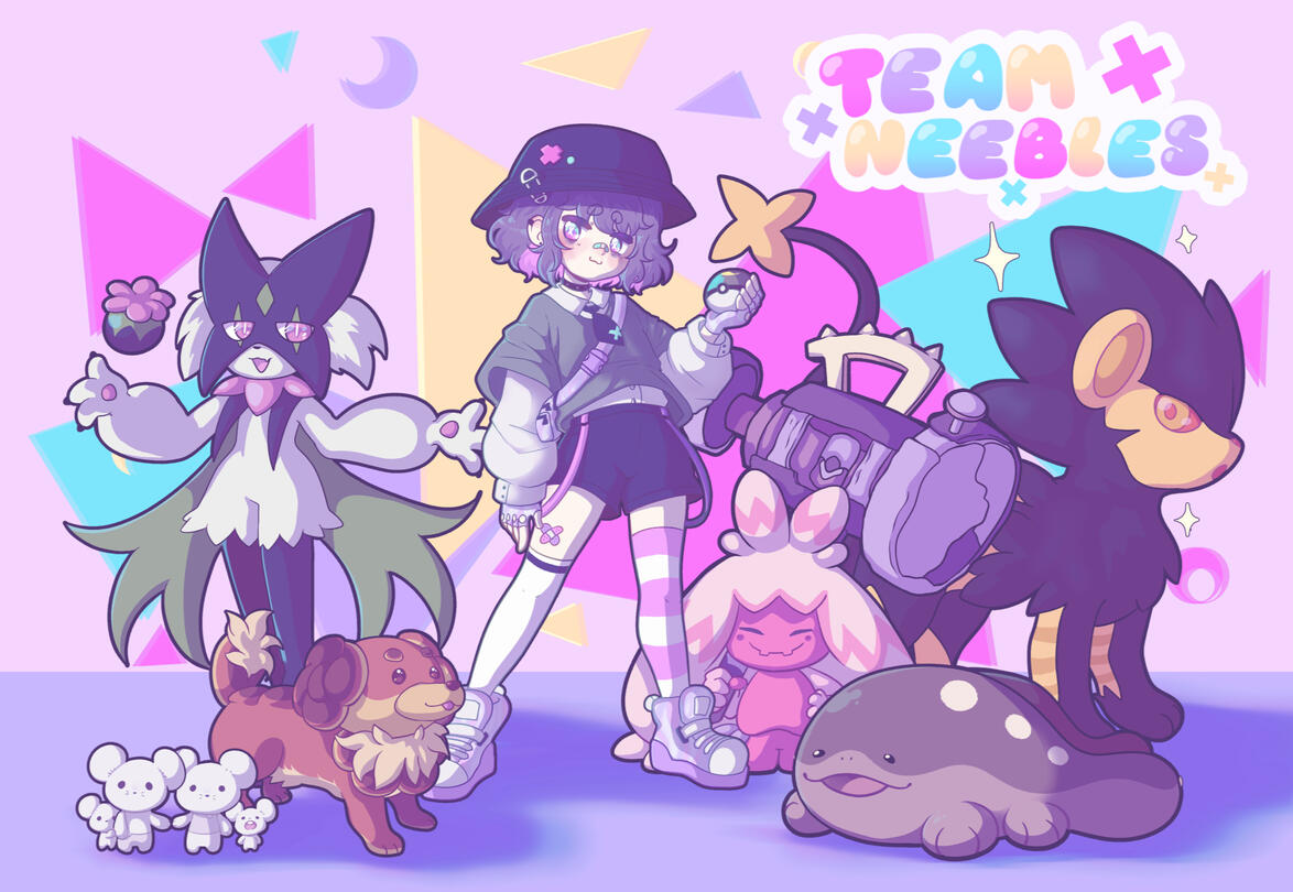 A group picture of my Pokemon team in Pokemon Violet