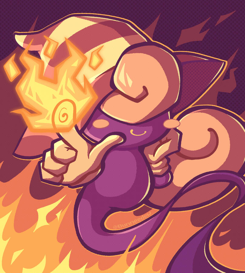 Art of Vivian from Paper Mario: The Thousand Year Door